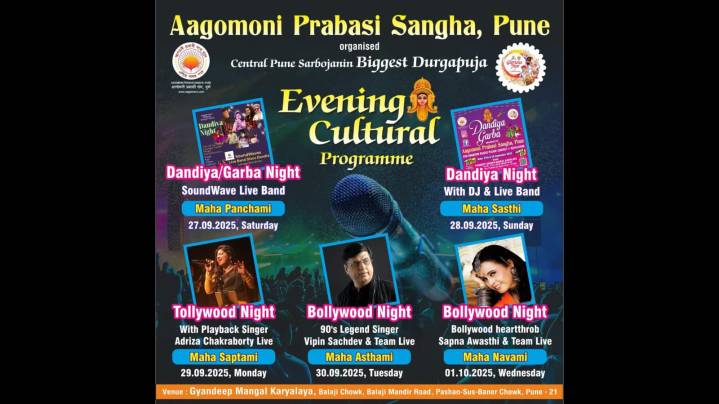 Pune’s Durga Puja at Aagomoni Prabasi Sangh: Celebrate at the City’s First Pet