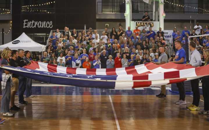 Spiking in the sun: Landon's legacy shines on historic outdoor high school volleyball invite