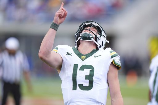 AP Player of the Week: Sawyer Robertson throws for 400 yards again to lead Baylor’s comeback vs. SMU