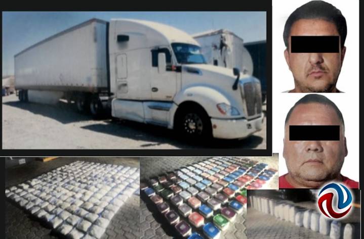 Decomisan 300 kilos de droga en un tráiler; detuvieron a dos