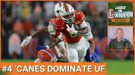 CANES POSTCAST: #4 MIAMI HURRICANES DOMINATE UP FRONT, MAUL FLORIDA GATORS 26