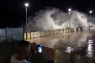 Super Typhoon lashes Hong Kong with hurricane-force winds and heavy rain