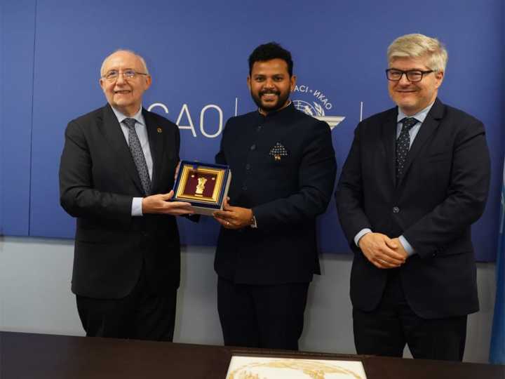Naidu represents India at ICAO General Assembly in Montreal