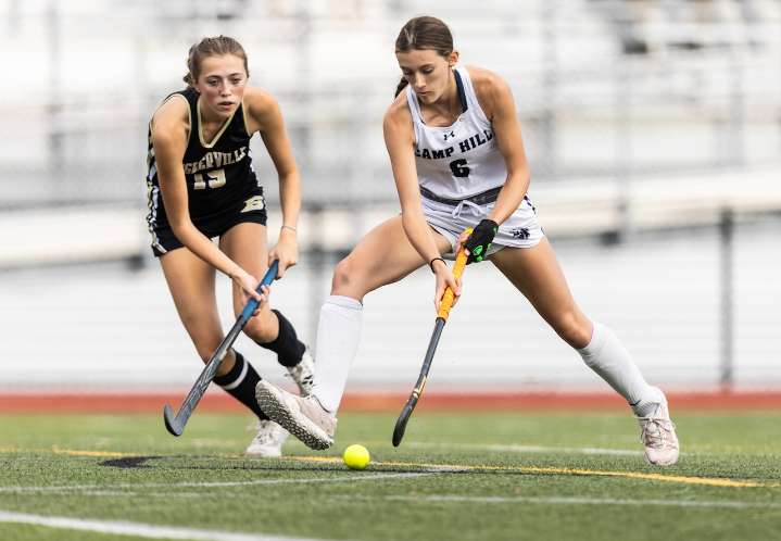 Liv Hess scores three goals to lead Camp Hill field hockey past Middletown