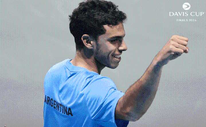 Copa Davis: Argentina le gana a Países Bajos y se acerca a las Finales