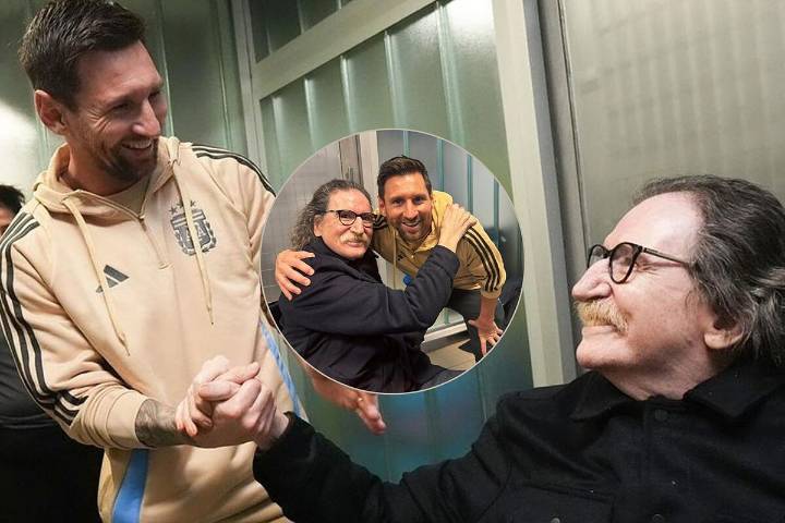 El encuentro de Leo Messi y Charly García: Así reaccionaron las leyendas de Argentina