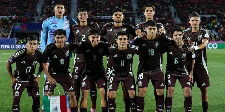 Selección mexicana sub-20 debuta con empate ante Brasil en la Copa Mundial Chile 2025