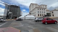 Cierran la Aldama por instalación de escenario para el Grito