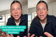 Mom Explains Why Husband Sleeps in on Saturdays While She Watches Kids (Exclusive)