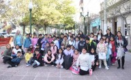 City tour por Trelew de los estudiantes de la Escuela 196