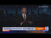 Sinclair Folds Like A Cheap MAGA Suit, Ends Preemption Of Jimmy Kimmel