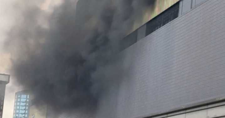 Westfield Stratford shopping centre evacuated as massive blaze breaks out