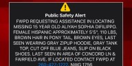 FWPD searching for missing 15