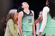 Liberty hoping Breanna Stewart will be ‘OK’ after sustaining knee injury in Game 1 vs. Mercury
