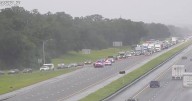 Multiple crashes close southbound I
