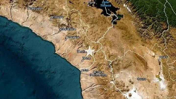 Un sismo de magnitud 4.0 remeció la región Tacna esta mañana
