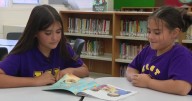 Two Fifth Graders talk about impact of 'If You Give a Child a Book' giveaway