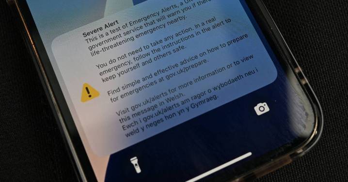Why you didn't get the government emergency alert as Brits complain