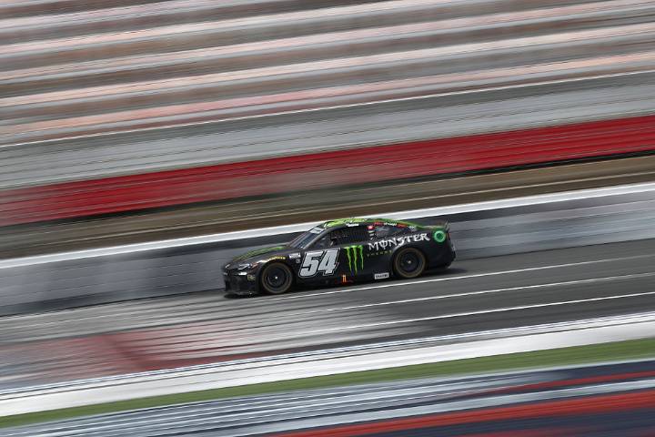 Gibbs paces uneventful Cup Series practice at WWTR