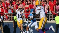 LSU QB Garrett Nussmeier mum on his health following loss to Ole Miss