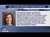 Hochul endorses Mamdani in NYC mayor's race
