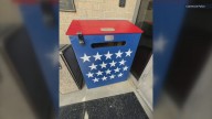 Claremore Eagle Scout donates flag retirement box to police department
