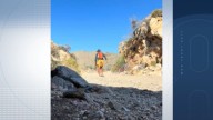 Man stops in Las Vegas during 3K mile cross