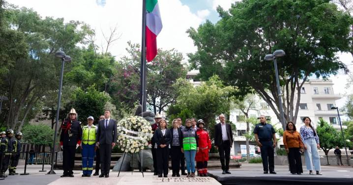 Clara Brugada rinde homenaje a las víctimas de 1985 y 2017 y destaca el legado de solidaridad