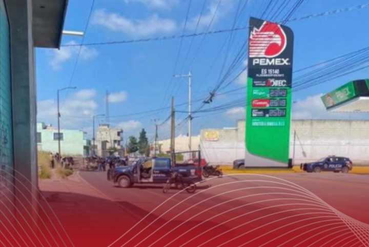 Balacera y persecución en Almoloya de Juárez