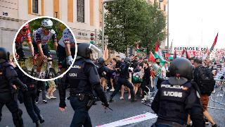 Manifestaciones en Madrid obligan a cancelar la etapa final de la Vuelta a España