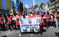 Más de 12 mil peregrinos de los Valles Calchaquíes llegaron a Salta y fueron recibidos por el Gobernador
