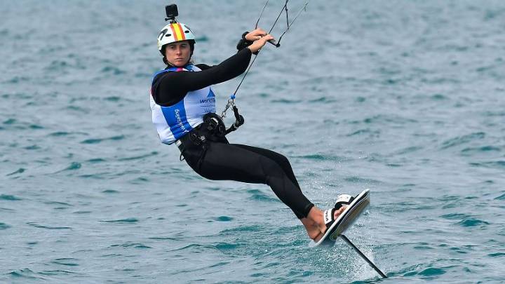 Gisela Pulido: frente a la "ansiedad" de la báscula, "la adrenalina del viento fuerte"
