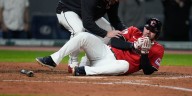 Guardians’ David Fry sustains broken nose and facial fractures after being hit in face by pitch
