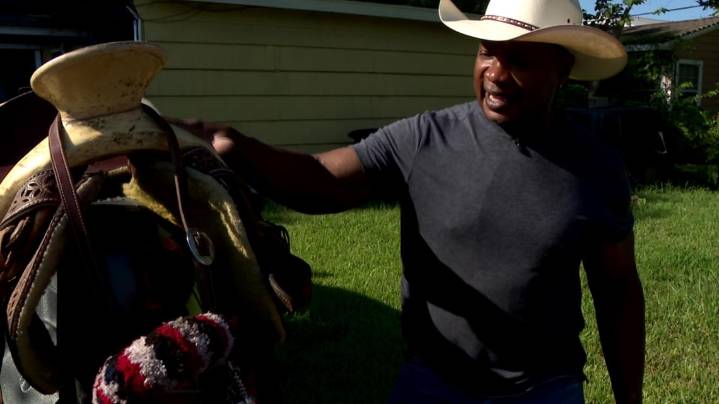 Houston man trying to track down owner of saddle he bought