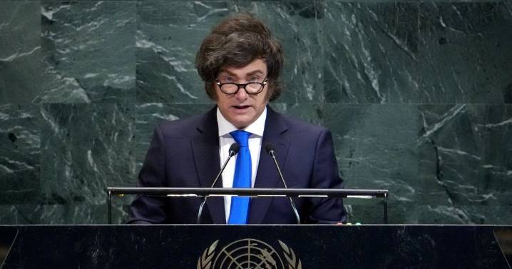Milei elogia a Trump en la ONU por sus decisiones y por evitar una catástrofe global