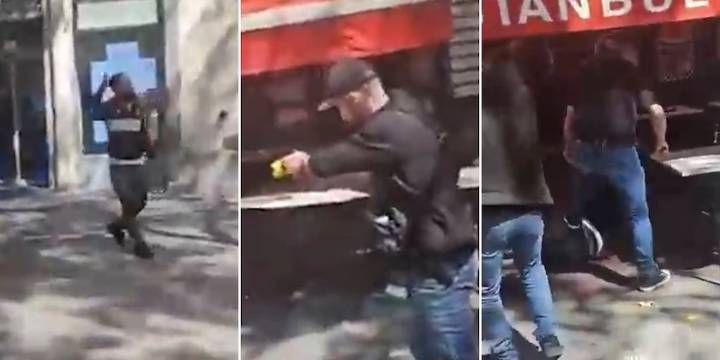 El momento en que la policía abatió a un hombre que apuñaló a cinco personas en Marsella
