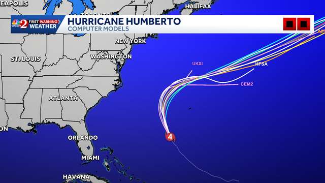 Humberto to produce dangerous surf, rip currents on US East Coast