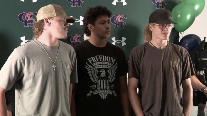 Heroic Copper Hills students recognized for their bravery after saving animals from a fire