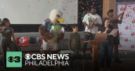 Eagles' Jihaad Campbell, Fred Johnson surprise Blue Bell student with Super Bowl tickets