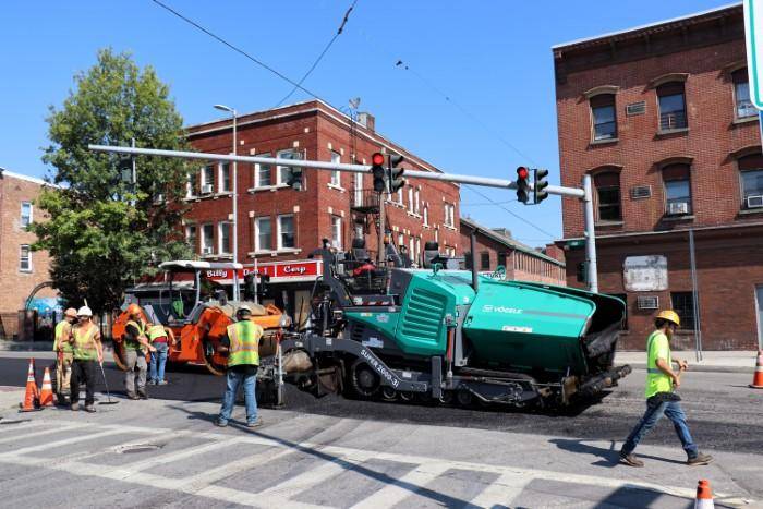 Mayor unveils five-year paving plan for city