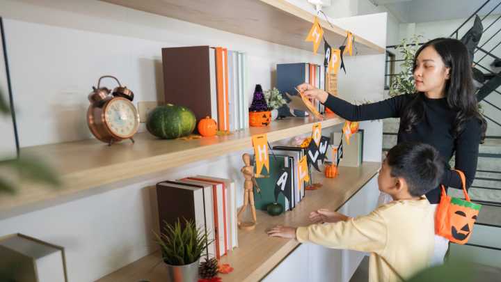 DIY Spooky Moon Decor That Looks So High End With Dollar Tree Supplies