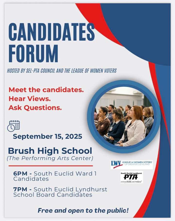 South Euclid,Lyndhurst candidates forum set for Sept. 15