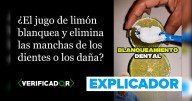 ¿El jugo de limón blanquea los dientes o los daña? Esto dice la ciencia y los expertos