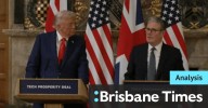 ‘That’s good’: The moment Starmer showed Albanese how to handle Trump