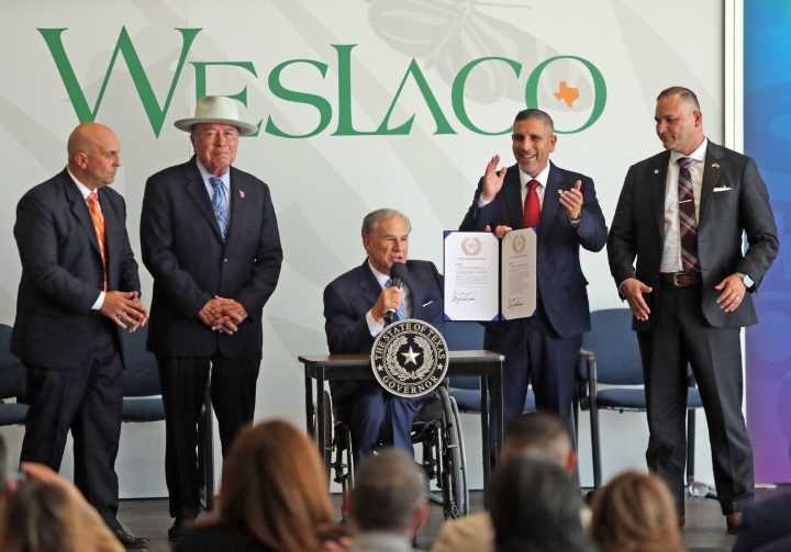 Gov. Abbott in Weslaco to announce millions in state funding for airport expansion