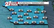 Tracking a significantly cooler forecast