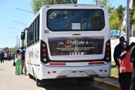 Rincón de los Sauces presentó su nuevo servicio público de colectivos urbanos