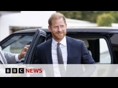 Prince Harry lays wreath in memory of late Queen