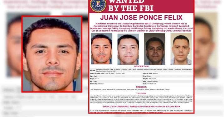 Departamento de Estado de EEUU ofrece 5 millones de dólares por  información de Juan José Ponce Félix, alias ‘El Ruso’, líder del Cártel de Sinaloa