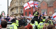 Hundreds attend anti-immigration protest in Wigan town centre
